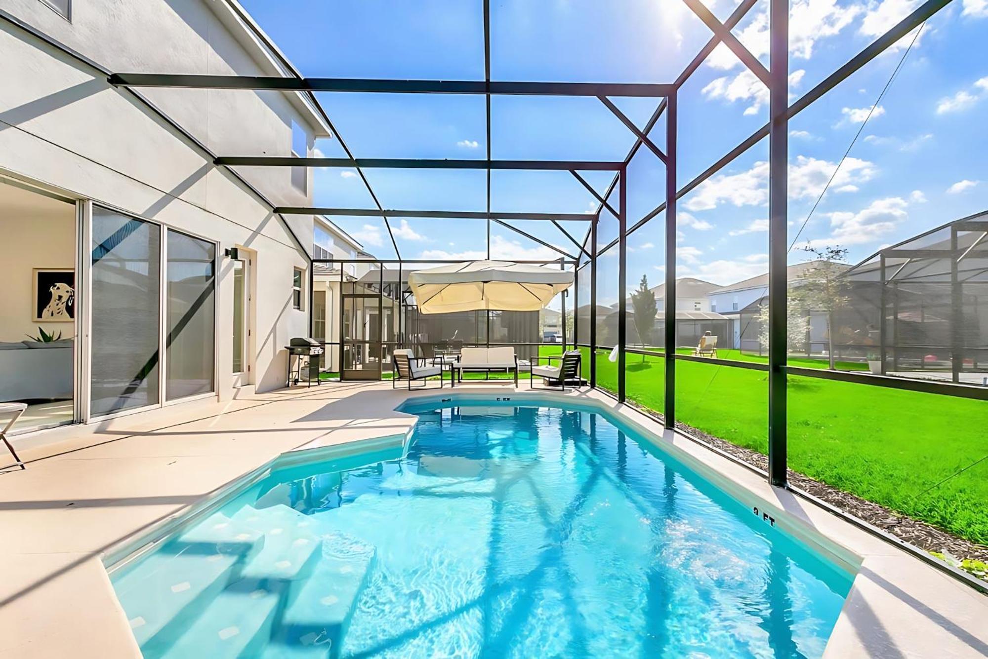10Br Luxury Home Near Disney W Pool & Games Room Кіссіммі Екстер'єр фото